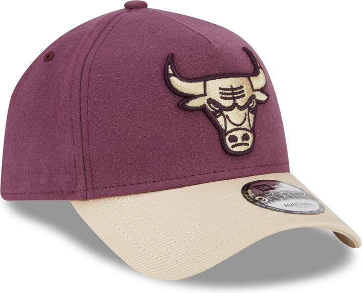 Produktbild New Era A-Frame 9Forty Cap MOLESKIN Chicago Bulls maroon (One Size)