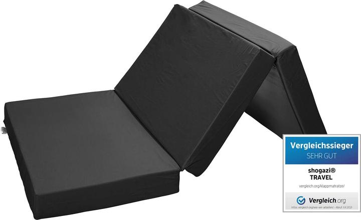 Produktbild Shogazi Klappmatratze Faltbar 100x200x12cm Anthrazit