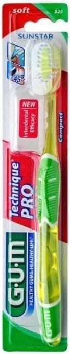 Immagine prodotto GUM SUNSTAR TECHNIQUE PRO Zahnbürste compact soft (Medio, 1 x)