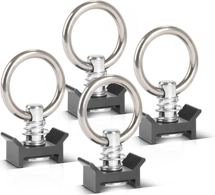 Produktbild Stahlwerk Zurrschienen 2er Set mit Zurrösen 100 cm Airlineschienen aus Aluminium