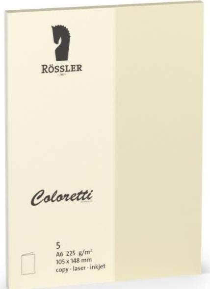 Magni Kaarten Coloretti DL A6Hd 5s crème (5 Pcs.)