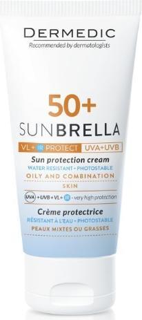 Actual product image Dermedic SUNBRELLA Sunscreen for Oily and Combination Skin SPF 50 50g (Suntan cream, SPF 50+, 50 g)