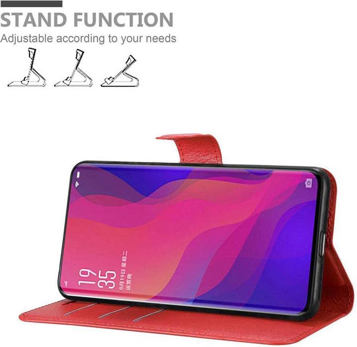Productafbeelding Cadorabo Boek met kaft met standfunctie (Oppo Find X)