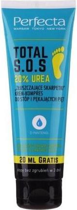 Produktbild Perfecta Total SOS Cream Heel Peeling Socks Urea Scrub Cream (Fussbad, 120 ml)