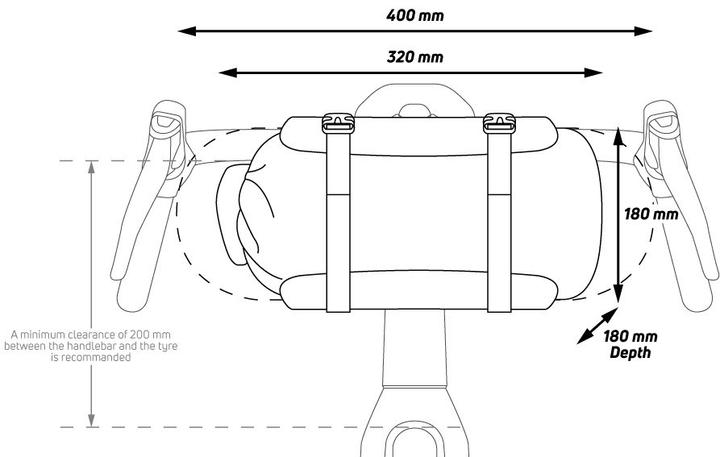 Actual product image Zefal Z-Adventure F10 bicycle bag 10l (10 l, Handlebar bag)
