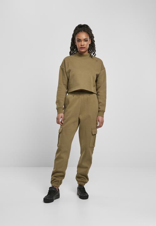 Actual product image Urban Classics Ladies Cropped Oversized Sweat High Neck Crew - 14225 (XL)