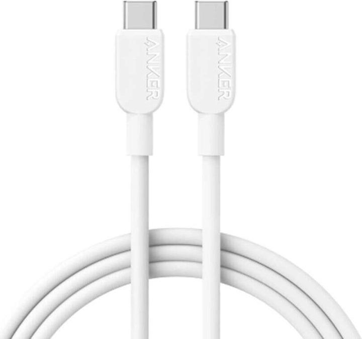 Immagine prodotto Anker Cavo 240W USB-C do USB-C 1,8m biały (1.80 m, USB 3.1, 240 W)