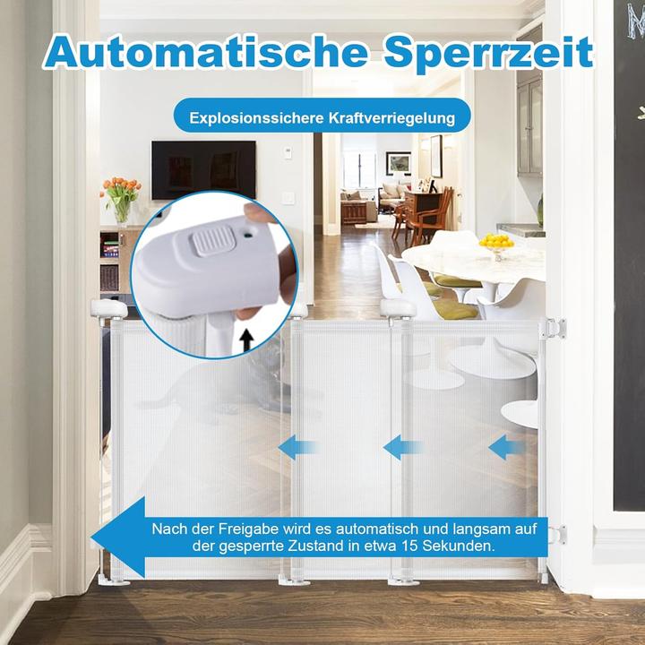 Produktbild Eyeleaf Ausziehbares Treppenschutzgitter
