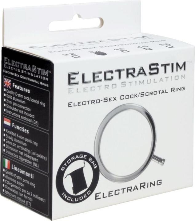 Actual product image ElectraStim 32mm Solid Metal Cock Ring (3.20 cm)