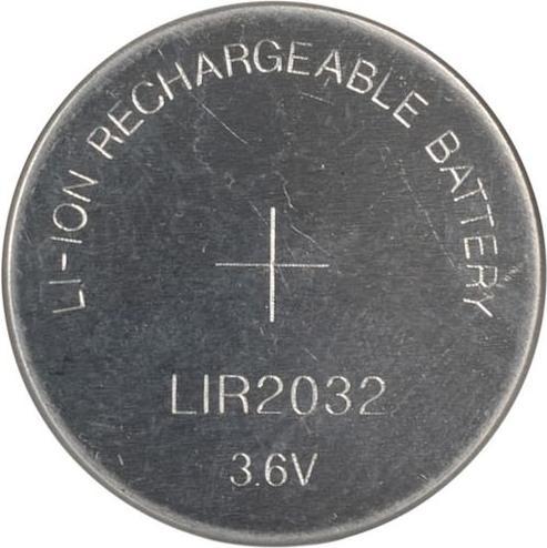 Image du produit Rs Pro LIR2032, Pile bouton au lithium Ø 20mm 3,6V / 40mAh (LIR2032, 40 mAh)