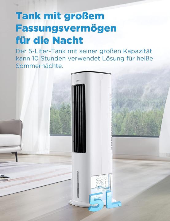 Productafbeelding Midea Mobiele 4-in-1 luchtkoeler (25 m², 187.67 BTU/h)