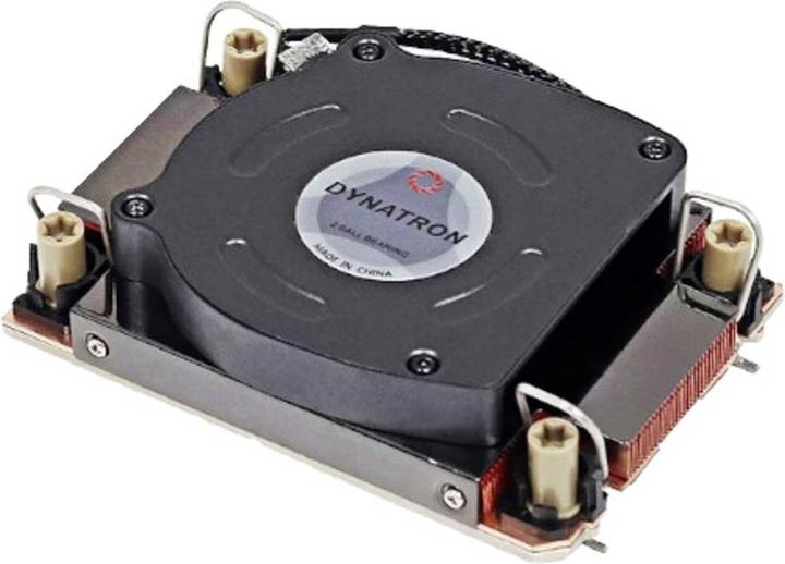 Actual product image Dynatron N12 Intel CPU Cooler 1U LGA4189-4-5 P4-P5 od P+ Cooler Copper with Vapour Chamber active with PW (26.30 mm)