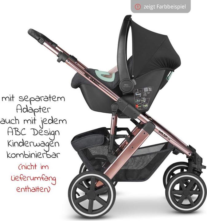 Actual product image ABC Design ABC Tulip baby car seat i-Size / 0 to approx. 13 kg (Baby car seat, ECE R129/i-Size Standard)