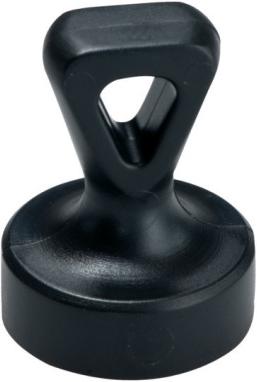 Immagine prodotto Berec Maniglia magnetica in plastica 17mm GM17S.01 occhiello, nero 2 pezzi
