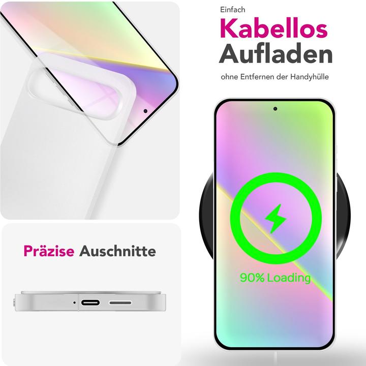 Immagine prodotto Nalia Phantom - 0,3mm Extrem Dünn, Federleicht, Mattiert, Minimalistisch - Ultra-Slim Handycase (Google Pixel 9)