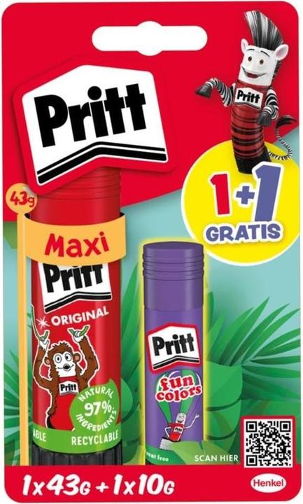 Produktbild Pritt Klebestift 2+1 43g BTS 2025 Tierisch wild retail