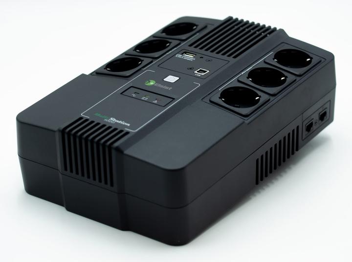 Produktbild Elsist MULTISTATION 1000 A interaktive Leitung 1 kVA 600 W 6 Steckdose(n) AC (1 VA, 600 W, Line-Interaktiv USV)