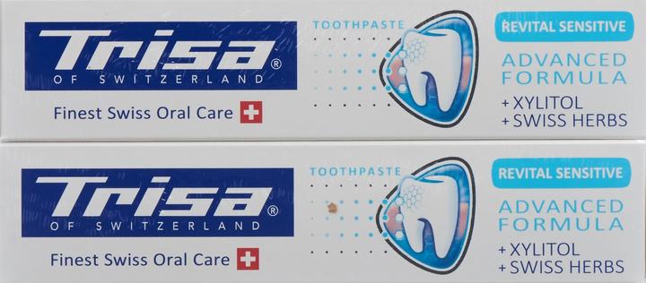 Actual product image Trisa Toothpaste Revital Sensitive DuoPack (150 ml)
