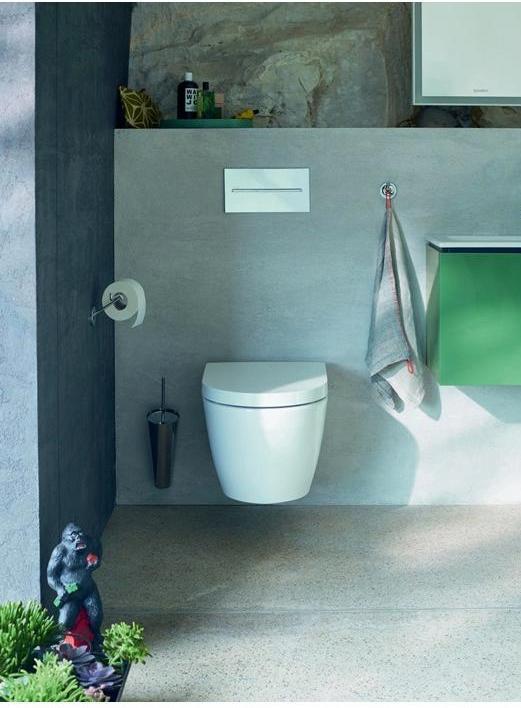 Produktbild Duravit WWC ME by Starck COMPACT RIMLESS tief, 370x480mm weiss