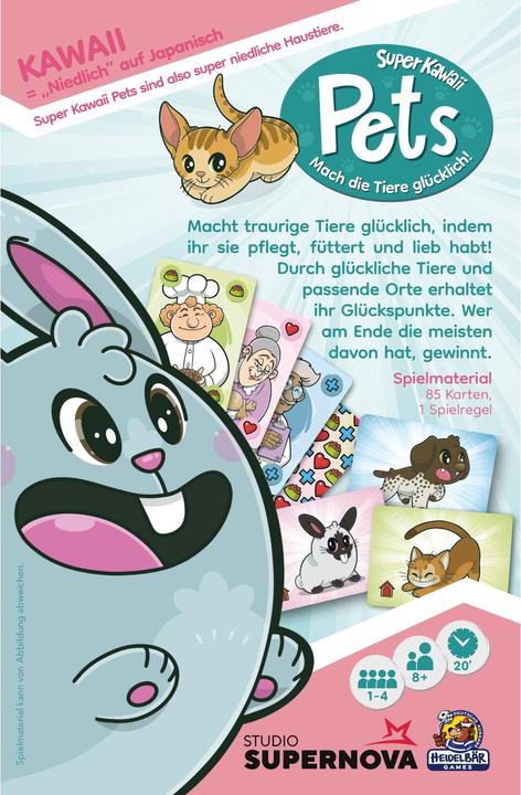 Image du produit SN001 - Super Kawaii Pets (Multilingue)