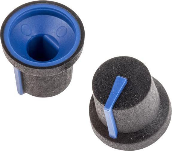 Produktbild Rs Pro Potentiometerknopf, Kunststoff, schwarz, 14.5mm, Packung à 5 Stück