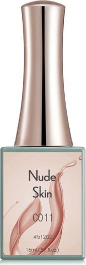 Canni Gellack Nude Skin C011 UV/LED (Braun, Gel-Effekt Nagellack)