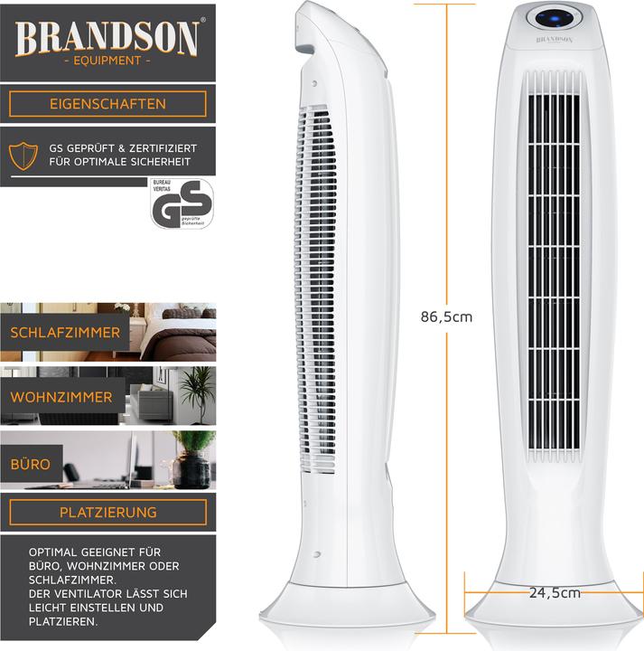 Produktbild Brandson Turmventilator (47 dB)