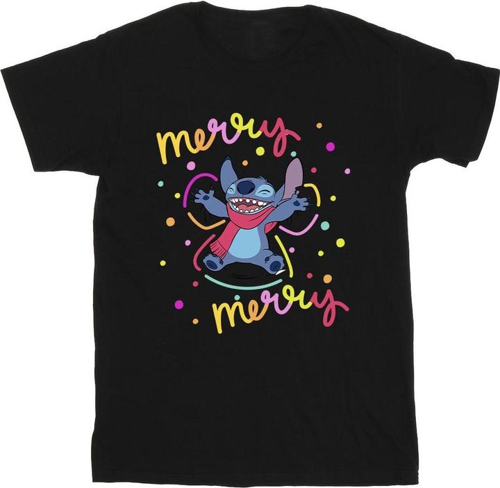 Disney Lilo & Stitch Merry Rainbow TShirt (M)