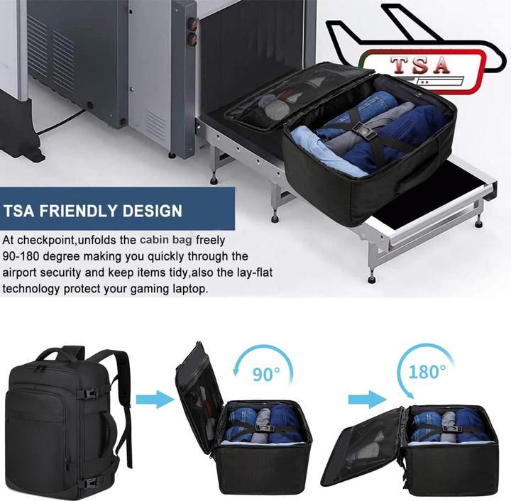 Actual product image Only-Bags.Store Hand luggage rucksack with separate one-inch computer compartment (20 l)
