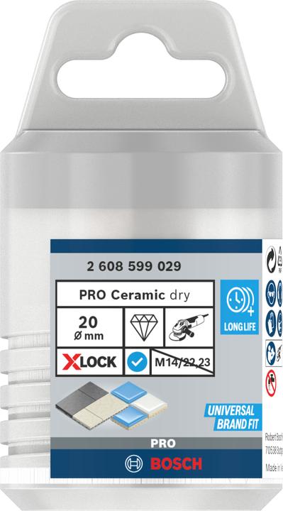 Actual product image Bosch Professional Zubehör PRO Core Cutter dry X-Lock, 20 x 35 mm (20 millimetres)