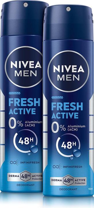 NIVEA Fresh Active Spray DUO