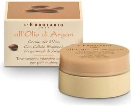 L'erbolario Arganöl-Creme für das Gesicht Anti-Age-Intensivbehandlung für reife Haut