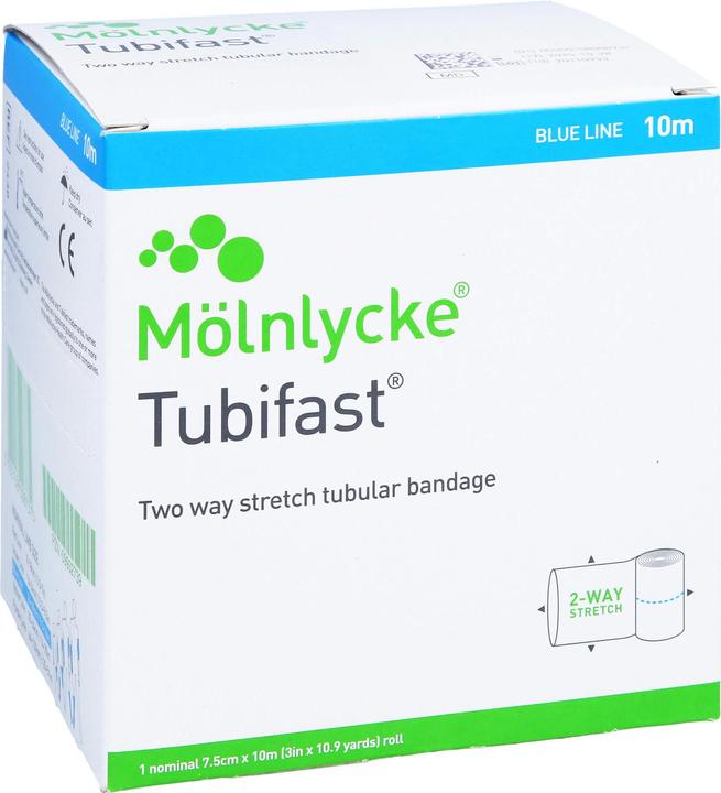 Mölnlycke Schlauchbandage 7.5cmx10m blau
