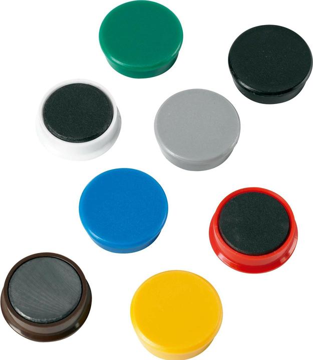 Alco Kraftmagnete 38mm farbig sortiert 10 St./Pack (10 x)