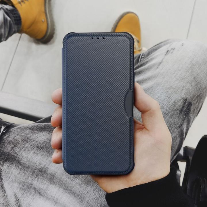 Actual product image OEM Book case RAZOR Book for XIAOMI Redmi Note 13 Pro Plus 5G blue (Xiaomi Redmi Note 13 Pro 5G)