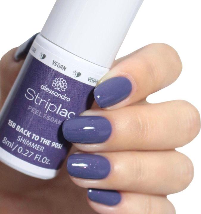 Produktbild Alessandro Striplac Peel or Soak - Back to the 90s! (Lila, Grau, Abziehbarer Nagellack)
