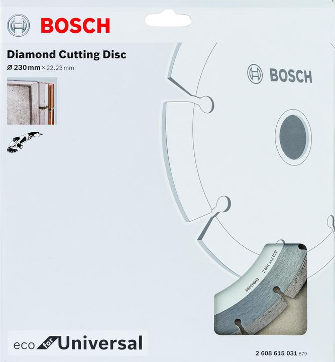 Produktbild Bosch Professional Zubehör Diamanttrennscheibe Eco For Universal, D: 230 mm