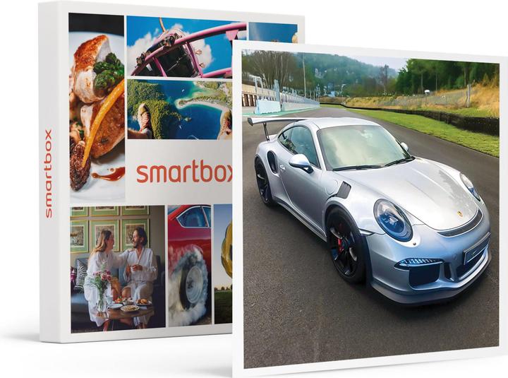 Produktbild Smartbox 2 Runden am Steuer eines Porsche 991 GT3 RS auf der Rennstrecke Anneau du Rhin (1 Pers.)