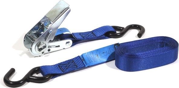 Jumbo Medium Duty, bleu, avec cliquet et 2 crochets, force de traction