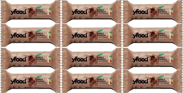Produktbild YFood Veganer Protein Riegel (Brownie, Schokolade, 12 Stk., 800 g)