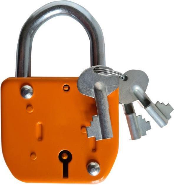 Produktbild No Name Pad Lock Lote 3 Keys Orange