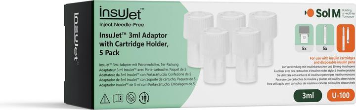 Produktbild Sol-m SOL M InsuJet Adapter 3ml 5 (Insulinspritze)