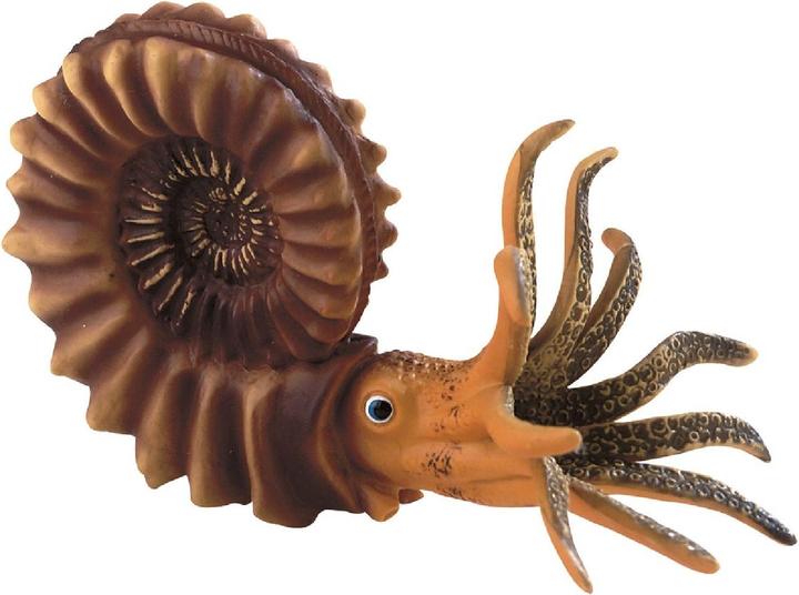 Actual product image Bullyland Figurine World Ammonite Animal large Brown
