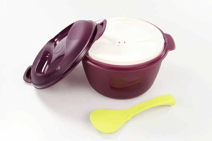 Produktbild Tupperware Mikrowellen Reiskocher und Reislöffel