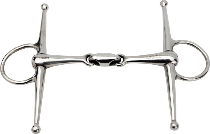 Actual product image Horka Needle bit for full cheek horse with double stainless steel joint