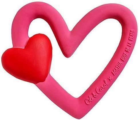 Oli and Carol Agatha Ruiz de la Prada Cuore Anello per dentizione e giocattolo da bagno