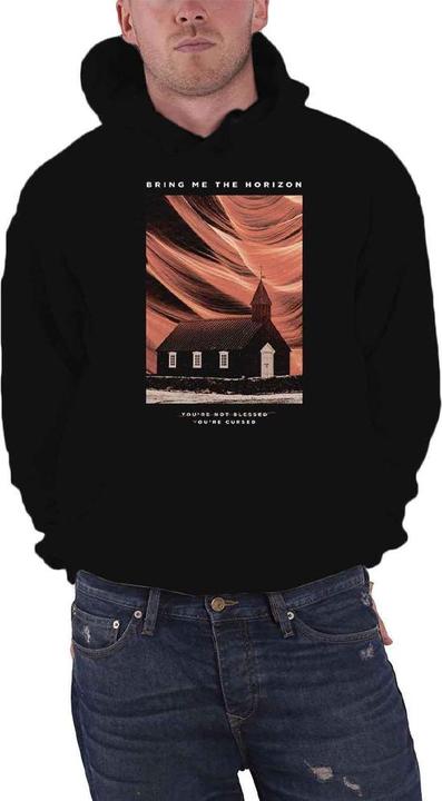 Immagine prodotto Bring Me The Horizon Felpa con cappuccio unisex per adulti You're Cursed (L)