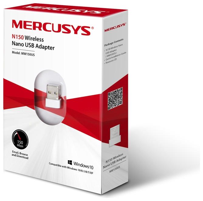 Produktbild Mercusys Scheda N150 Wifi Nano USB Adapter USB 2.0 1 Antenna Interna (USB)