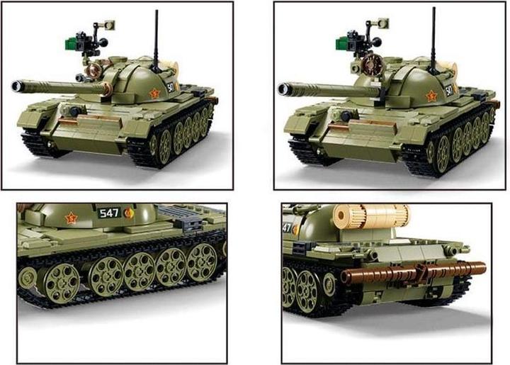 Actual product image Sluban SL96005 - 3 in 1 main battle tank