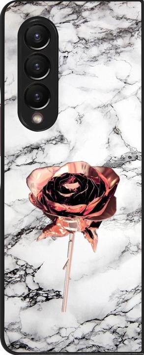 Produktbild PhoneLook Hülle Marble Rose Gold (Samsung Galaxy Z Fold3)